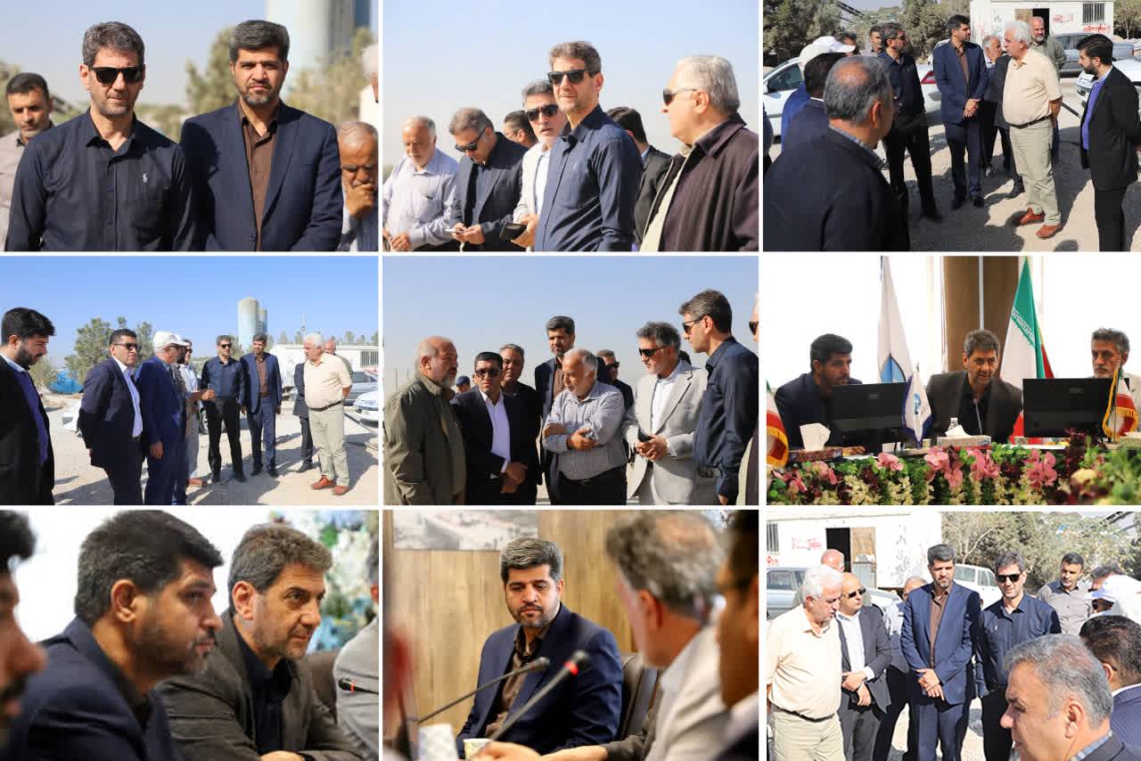 بازدید قاری  قرآن معاون هماهنگی امور عمرانی استانداری از پروژه قطعه سوم کنار گذر شرق اصفهان